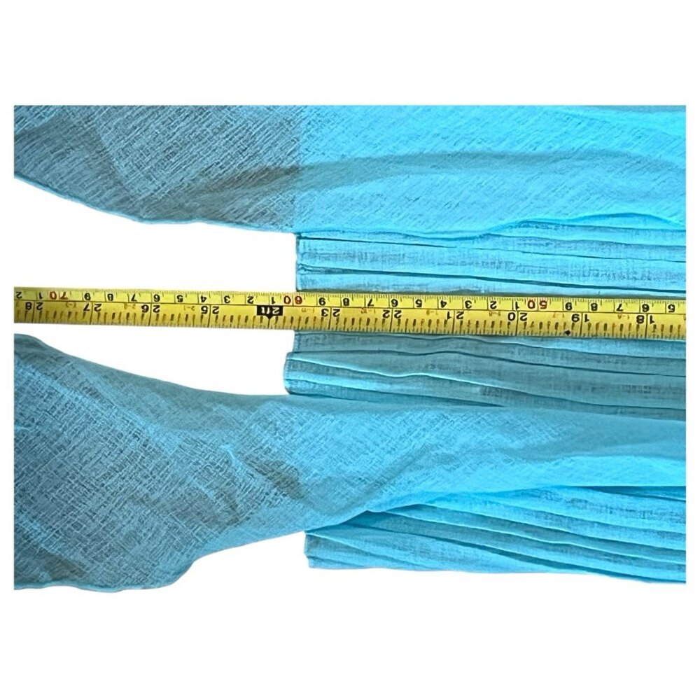 Light Blue Ribbed Halter Neck Top - Picture 10 of 10